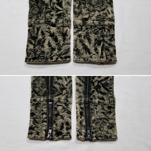 FREE PEOPLE "Follow the Flock" Motorcycle Jacket 5459E1M - Picture 11 of 16